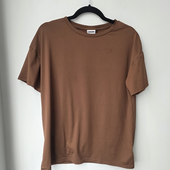 Gymshark Tops - Gymshark X Whitney Simmons Collab Brown Short Sleeve Tee
